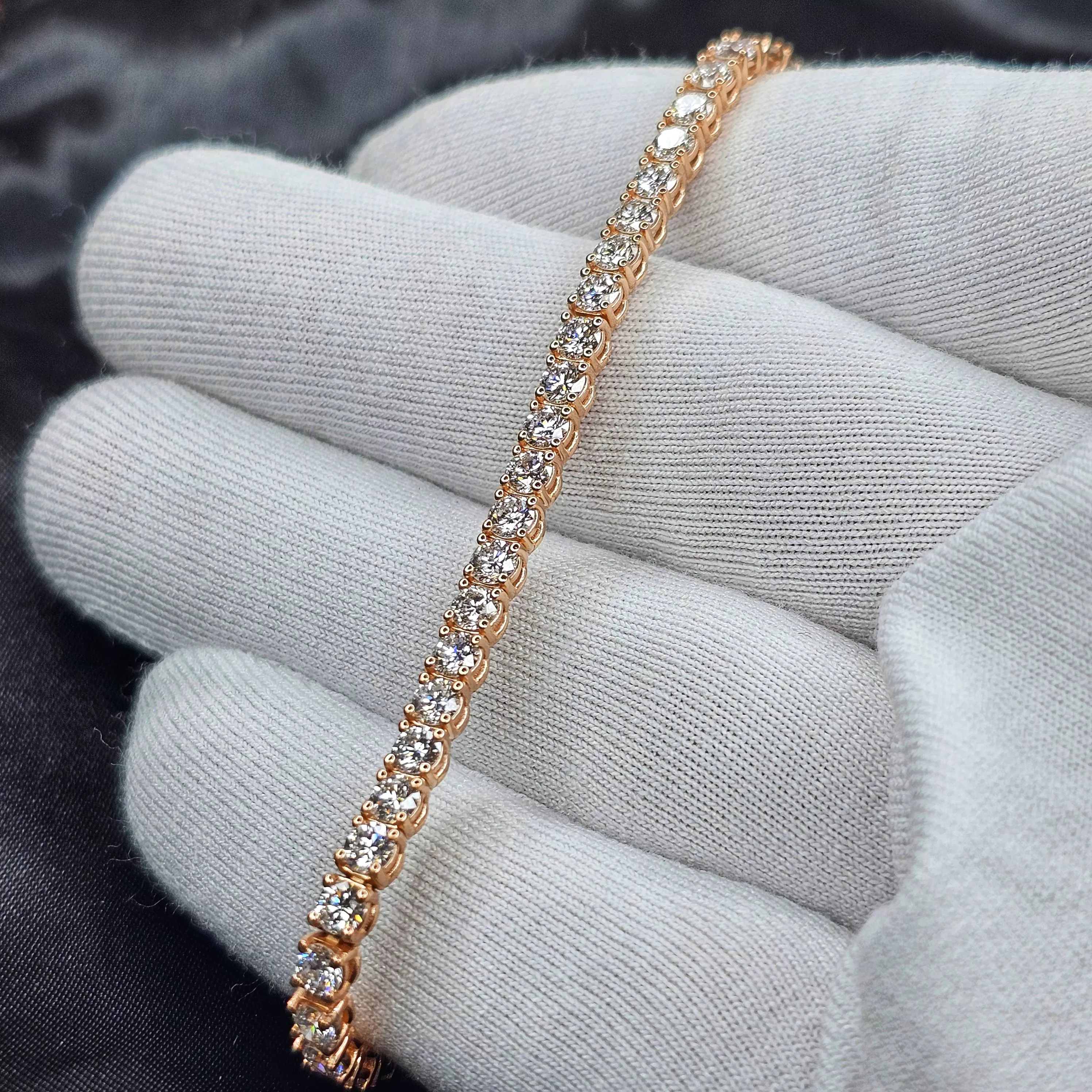 צמיד טניס 6 קראט אדום (1)