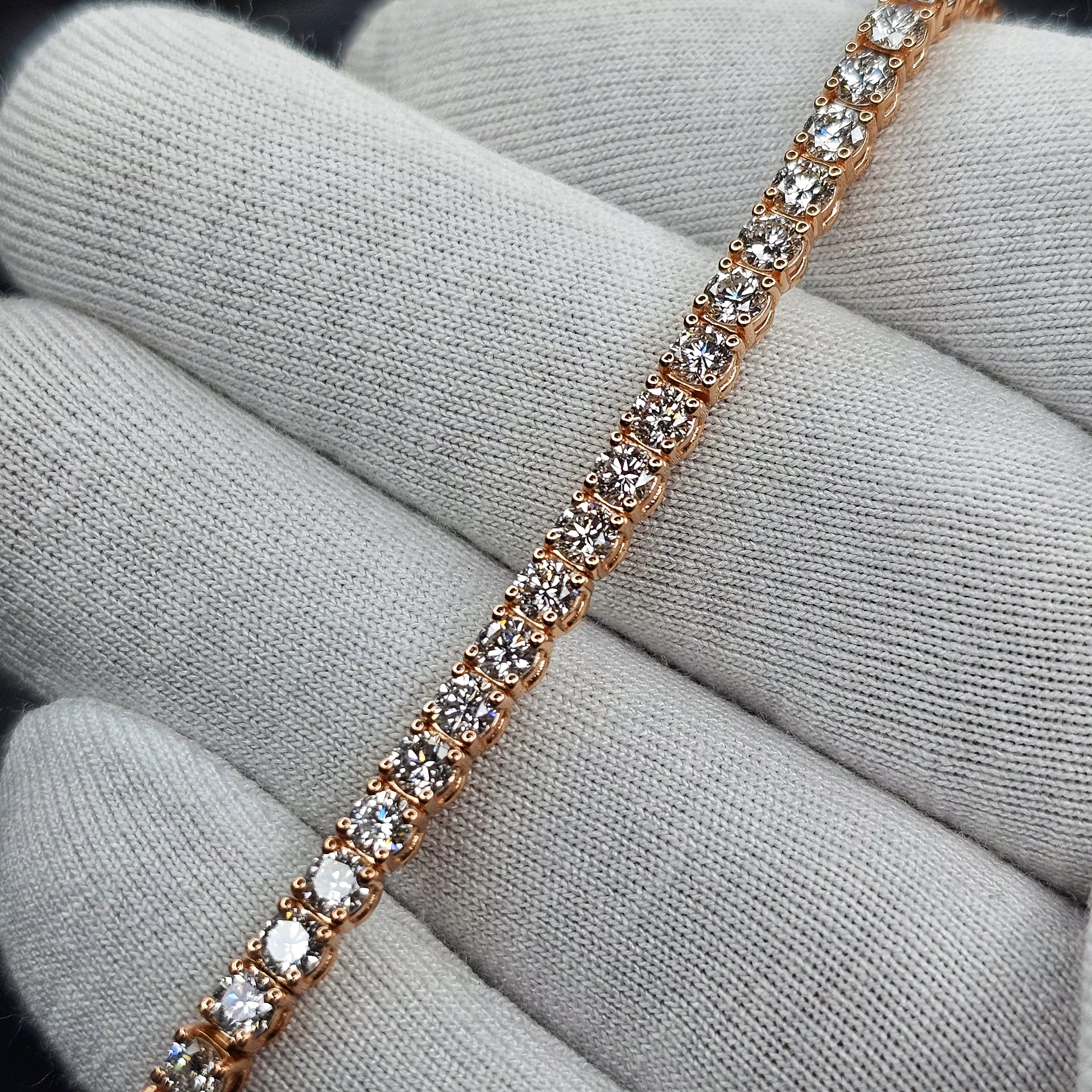 צמיד טניס 6 קראט אדום (3)