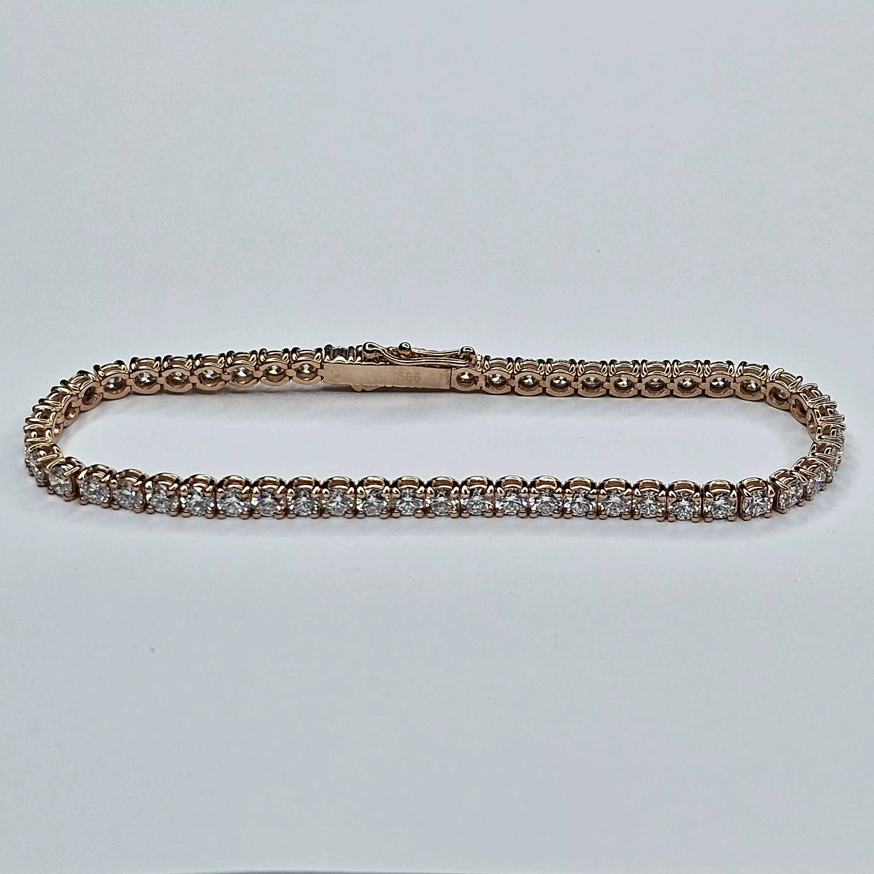 צמיד טניס 6 קראט אדום (4)