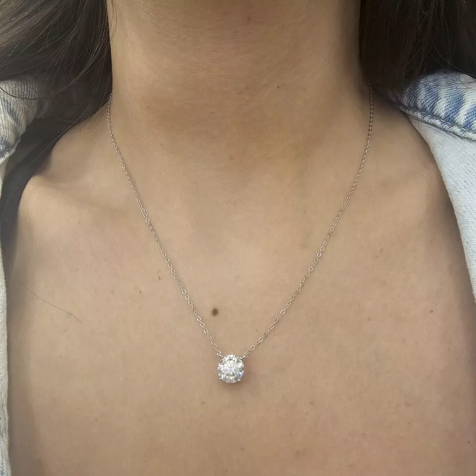 תליון סוליטר 2 קראט מנצנץ במיוחד